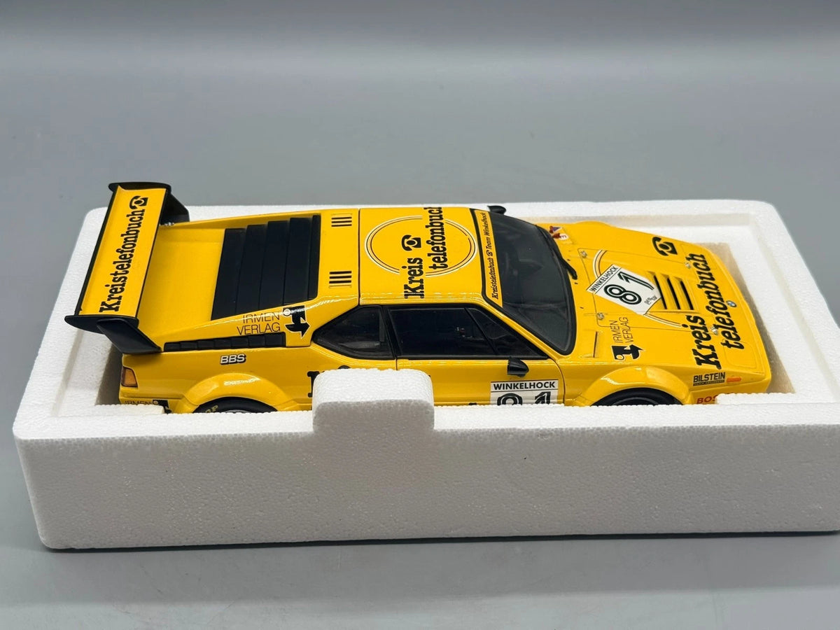 Modellautos 1:18 Minichamps BMW M1 Procar M.Winkelhock 1979 #81 mit OVP