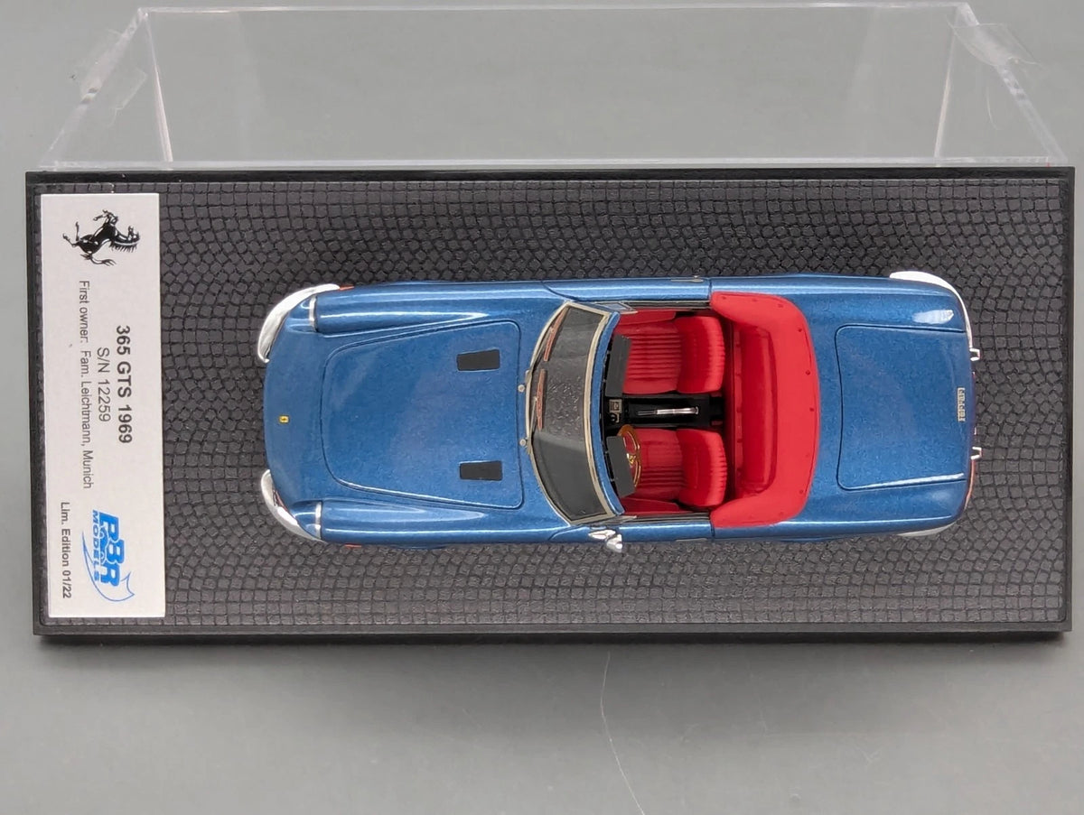 Modellautos 1:43 BBR Ferrari 365 GTS 1969 S/N 12259 First Owner Ltd 01/22 OVP