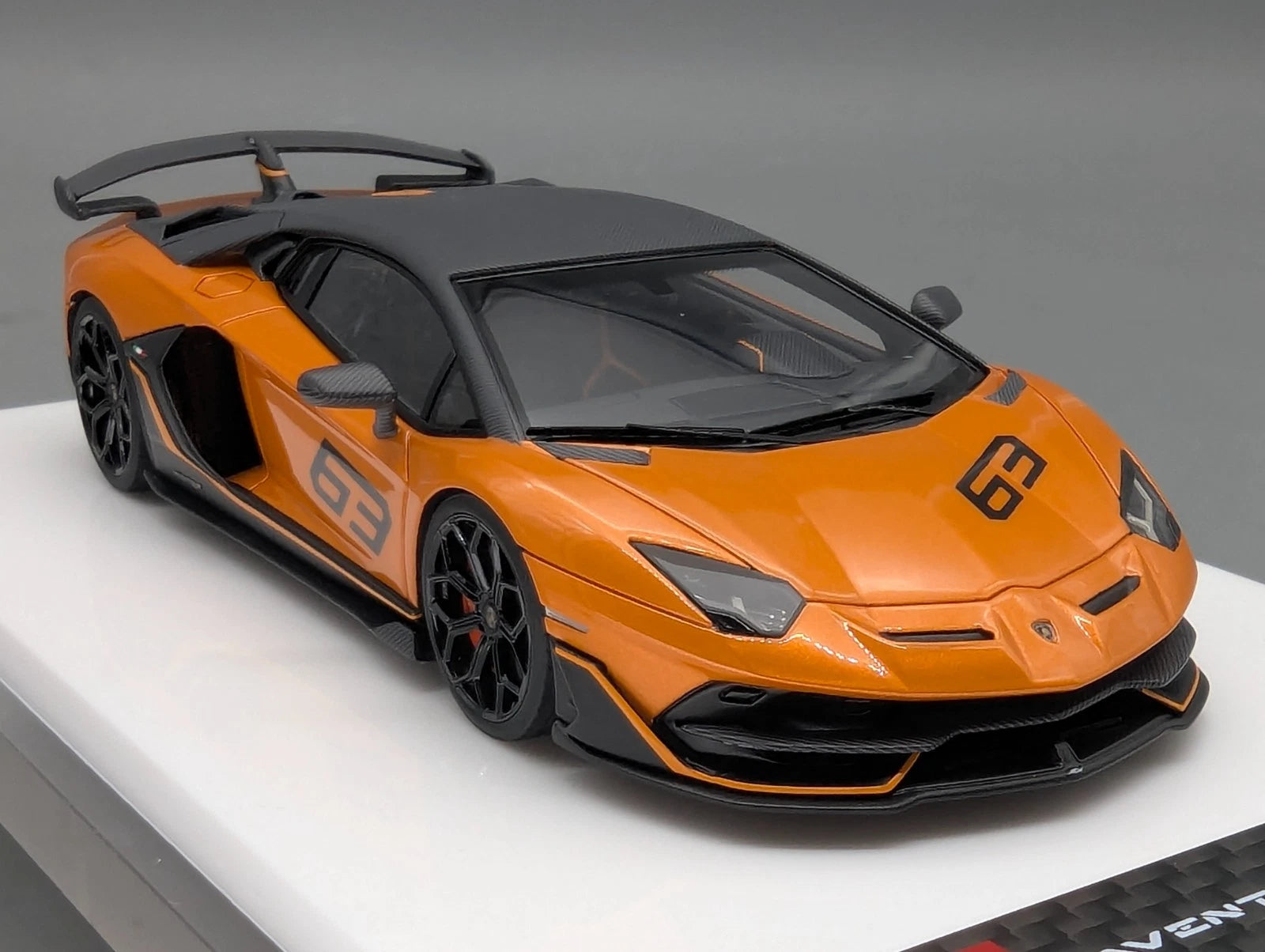 Eidolon Make Up 1:43 Lamborghini Aventador SVJ 63 2018 #63 Orange Ltd 53/63 OVP