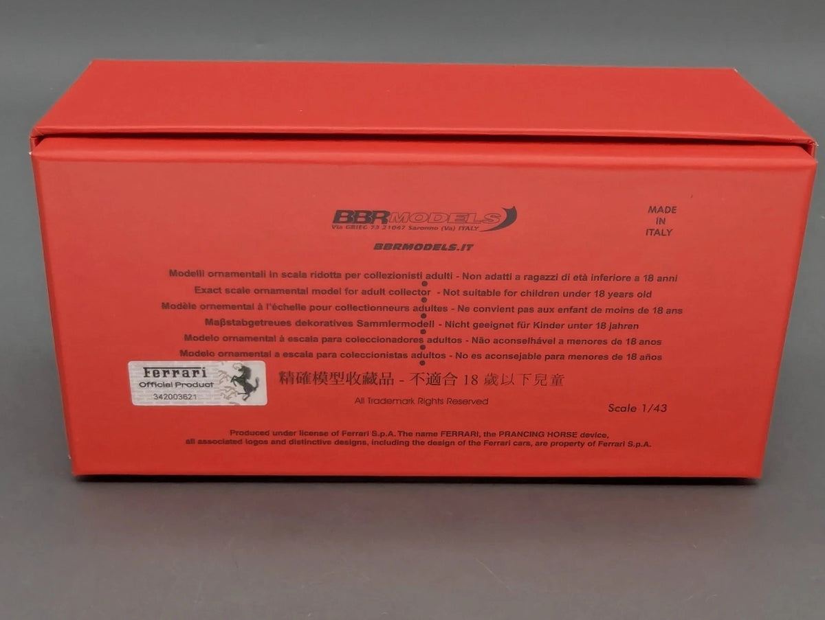 Modellautos 1:43 BBR Ferrari 250 GTO Victoria High School 1964 Ltd 10/20 mit OVP