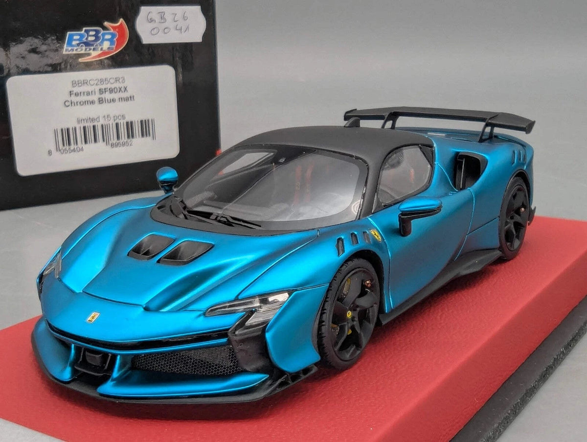 Modellautos 1:43 BBR Concept43 Ferrari SF90XX Stradale C Matt Blue Ltd 07/15 OVP
