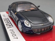 Modellautos 1:43 BBR Ferrari 612 Scaglietti Sessanta 2007 Blau und Grau mit OVP