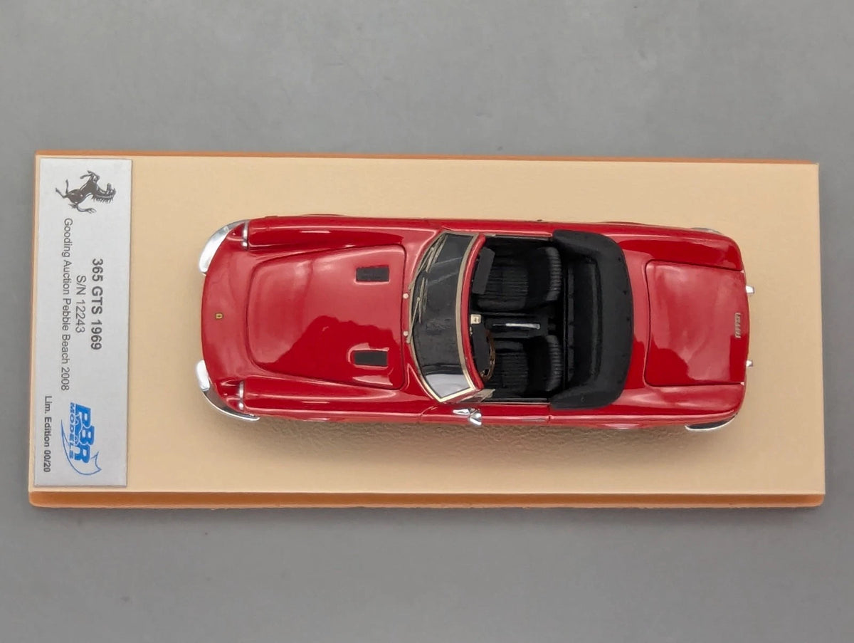 Modellautos 1:43 BBR Ferrari 365 GTS 1969 Gooding Auction 2008 Ltd 00/20 mit OVP
