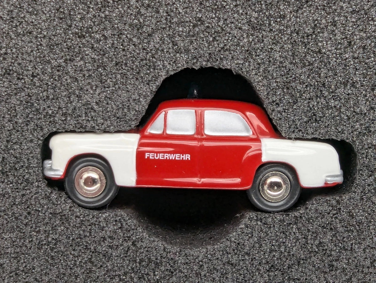 Modellautos 1:90 Schuco Piccolo Feuerwehr Doppelset Set 1999 2-teilig OVP
