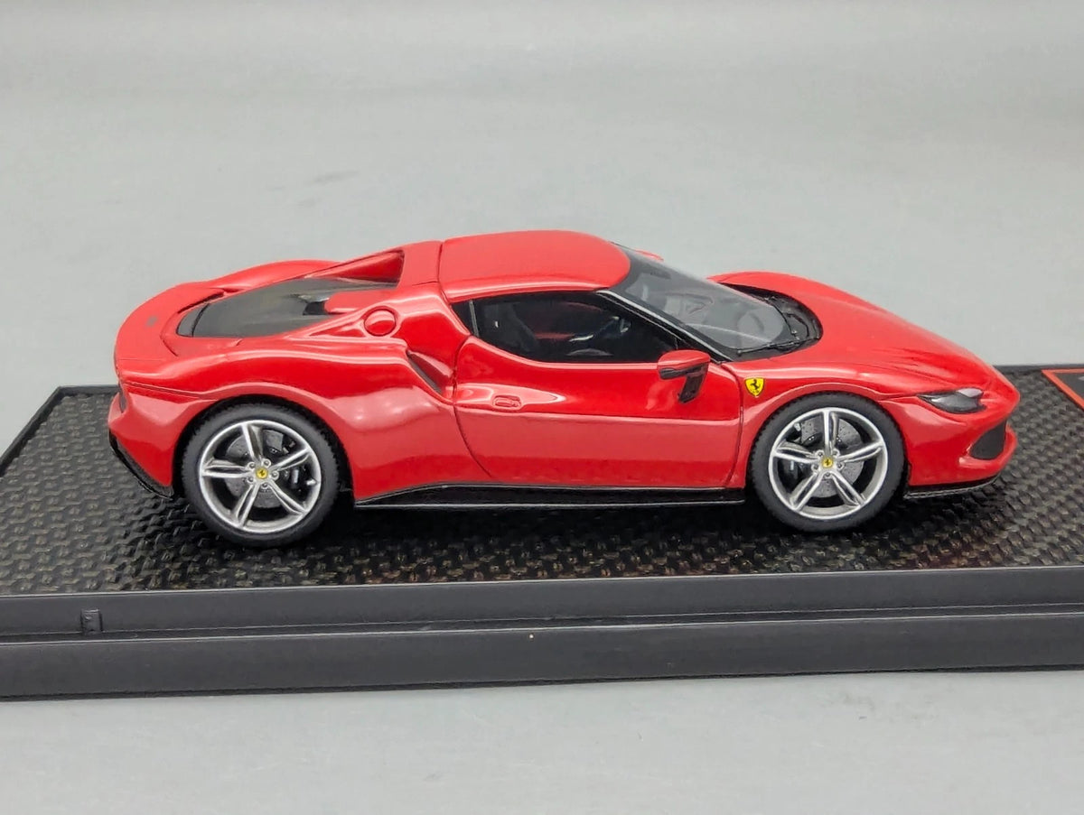 Modellautos 1:43 BBR Concept43 Ferrari 296 GTB Rosso Corsa 322 Ltd 222/300 OVP