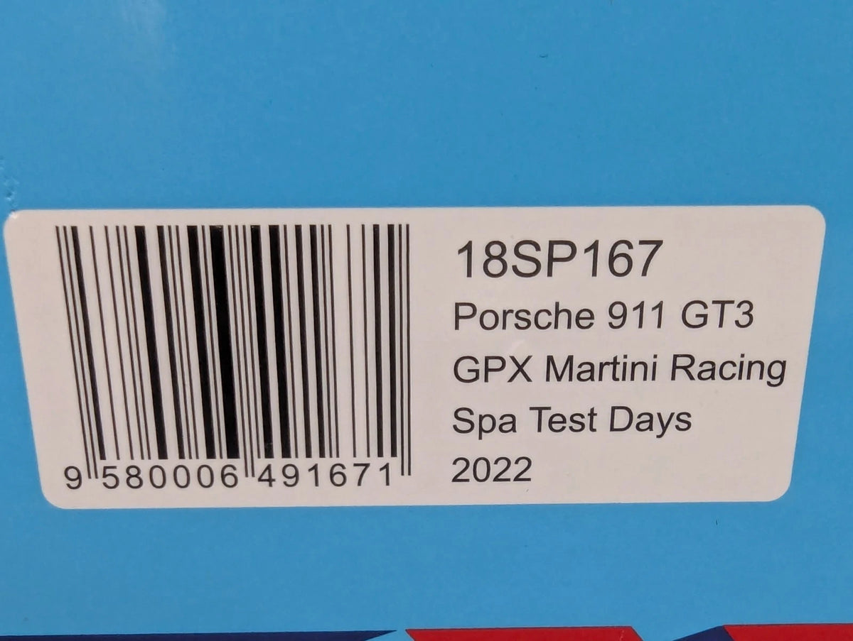 Modellautos 1:18 Spark Porsche 911 GT3 R GPX Spa 2022 #221 Lietz und andere OVP