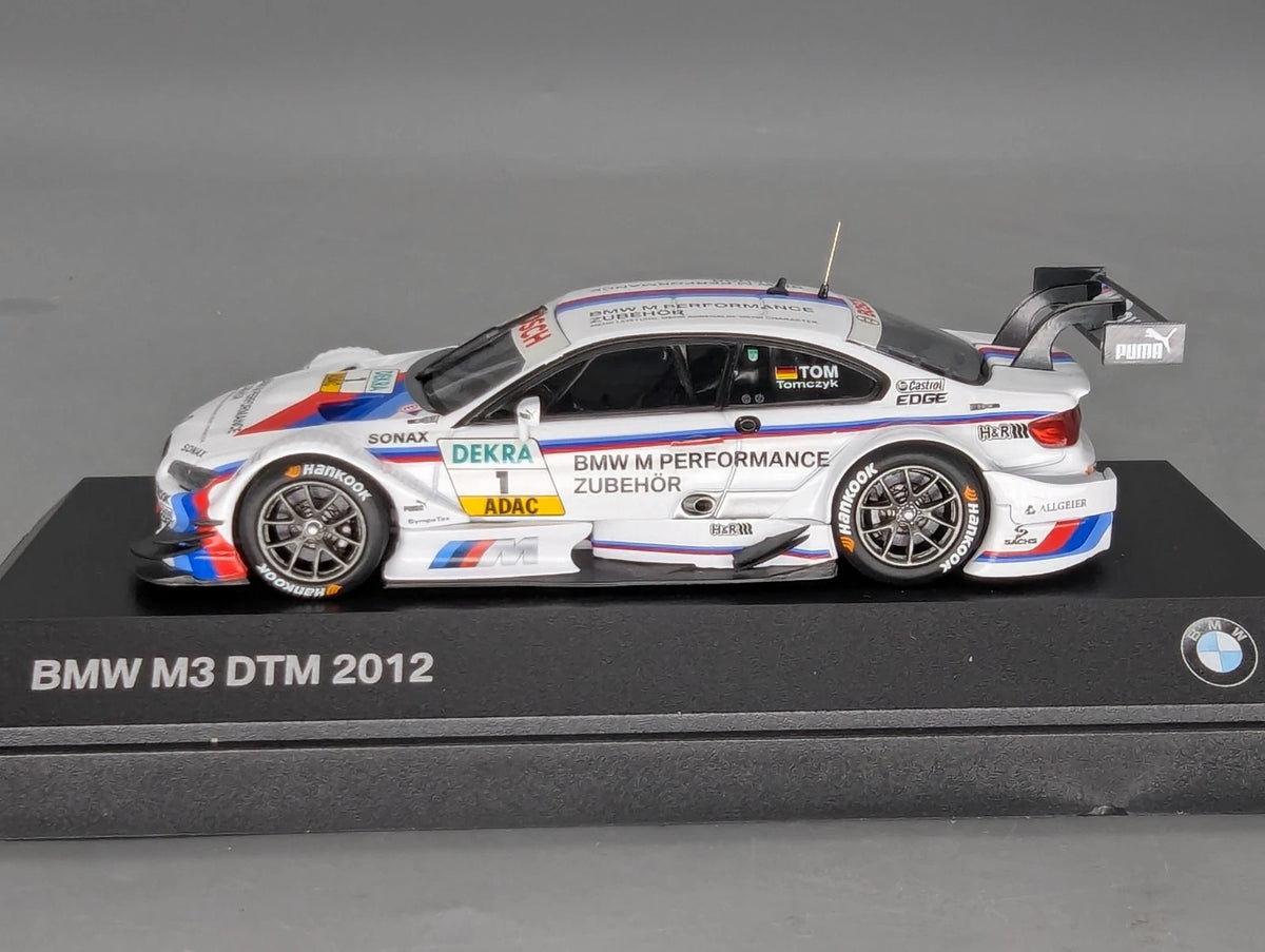 Modellautos 1:43 Minichamps BMW M3 DTM 2012 #1 Tom Tomczyk mit Dealer OVP