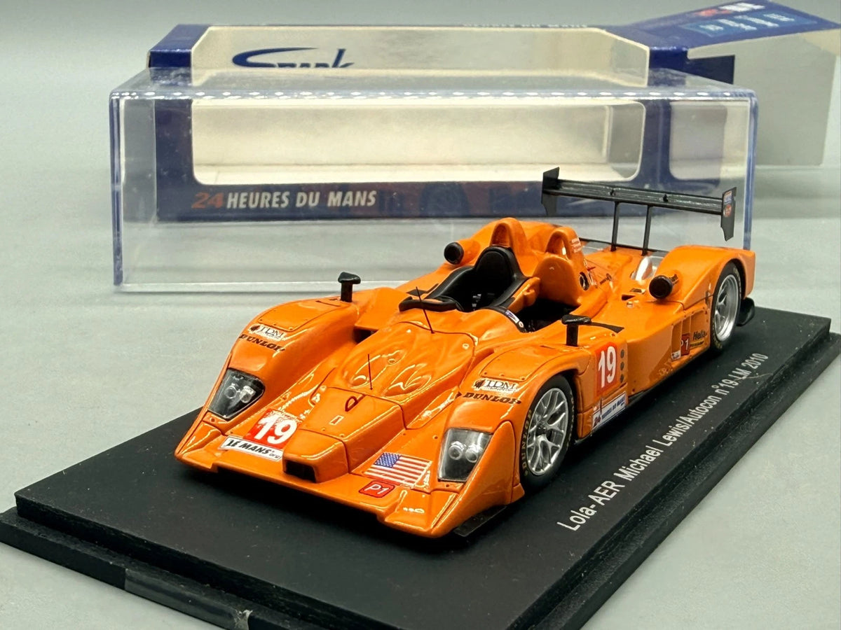 Modellautos 1:43 Spark Lola-AER Michael Lewis/autocon #19 LM 2010 mit OVP