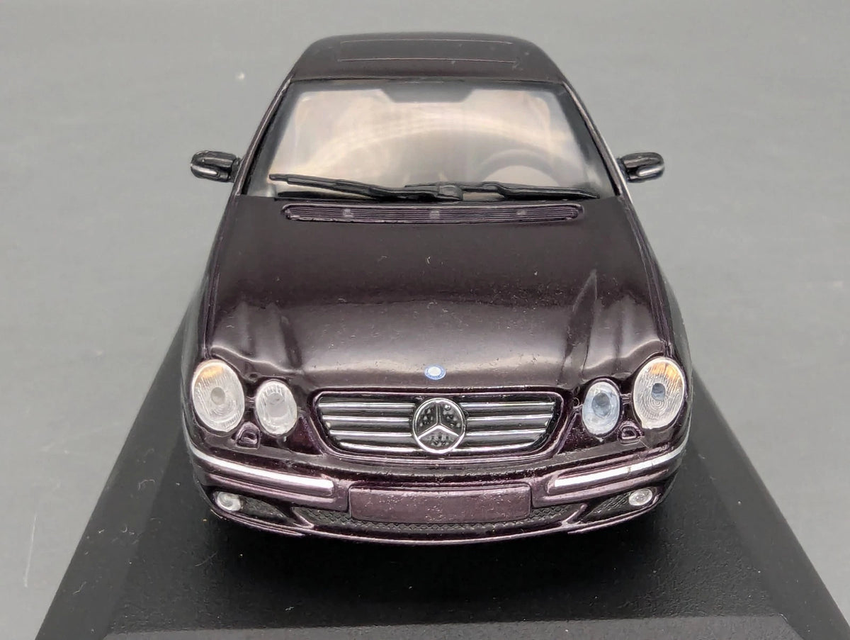 Modellautos 1:43 Minichamps Mercedes Benz CL 500 Dunkel-Violett/Rot Dealer OVP