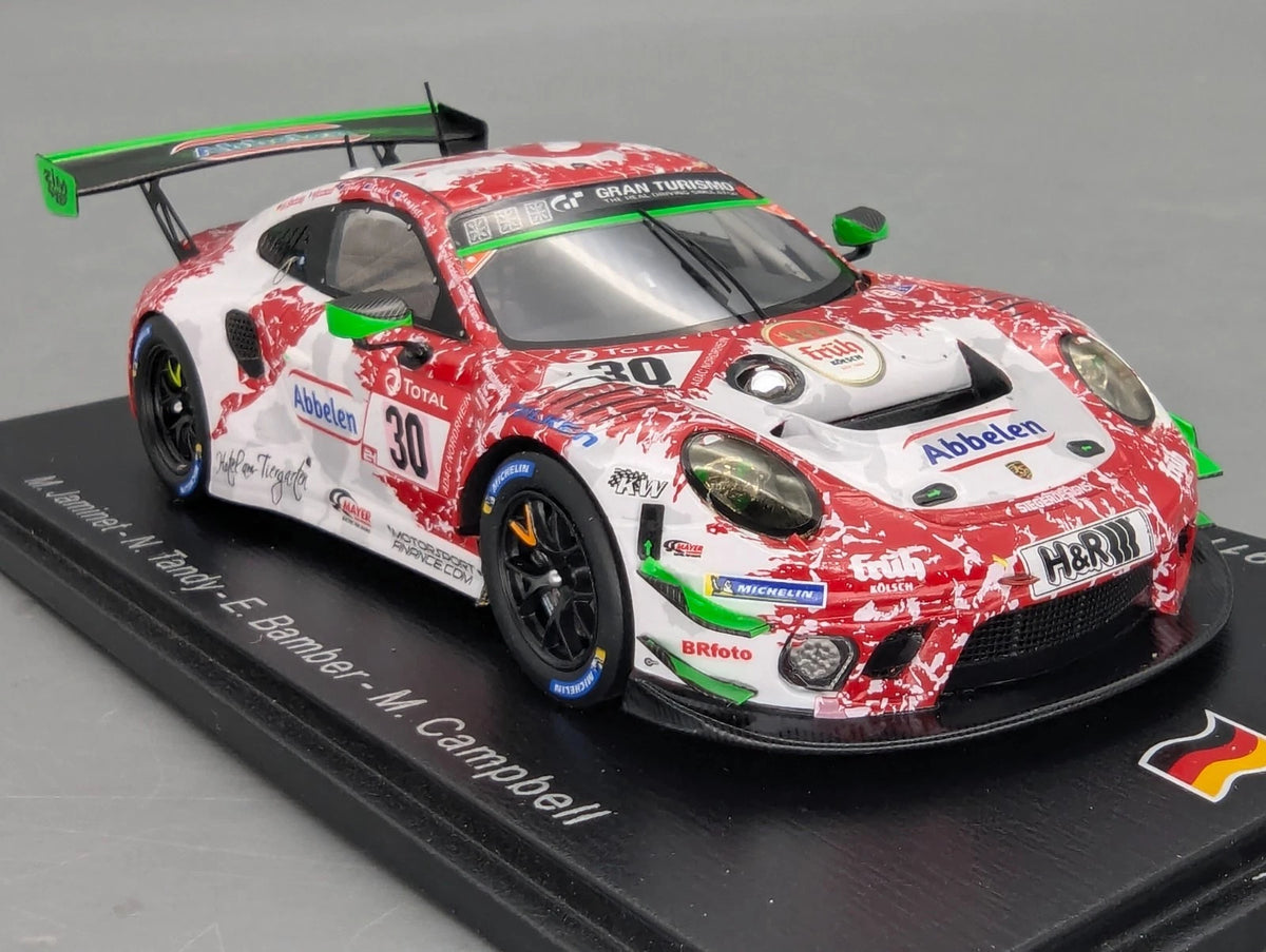 Modellautos 1:43 Spark SG789 Porsche 911 GT3R 24h Nürburgring 2021 #30 mit OVP