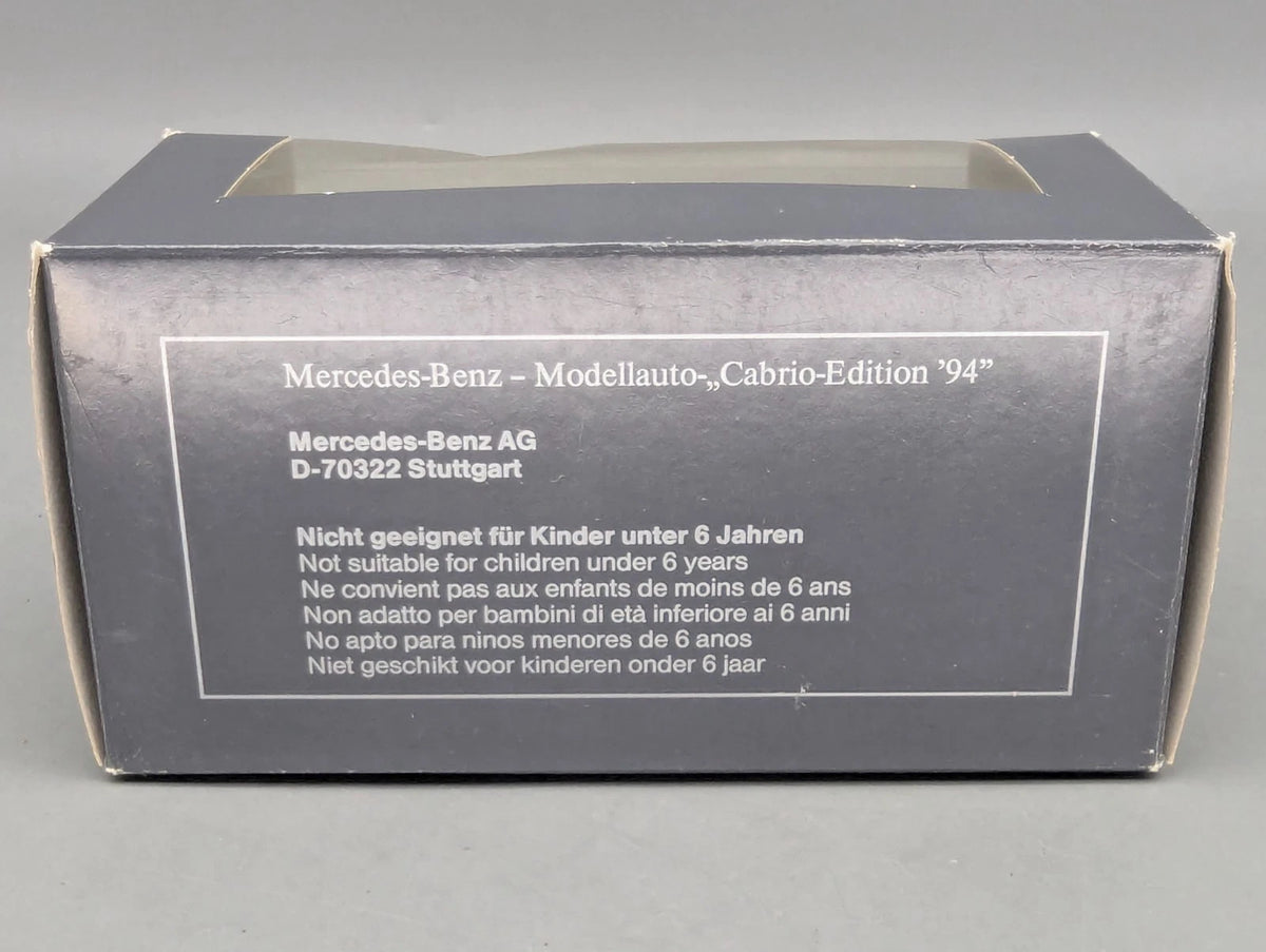 Modellauto H0 1:87 Herpa Mercedes Benz Cabriolet Edition '94 3-tlg Set mit OVP