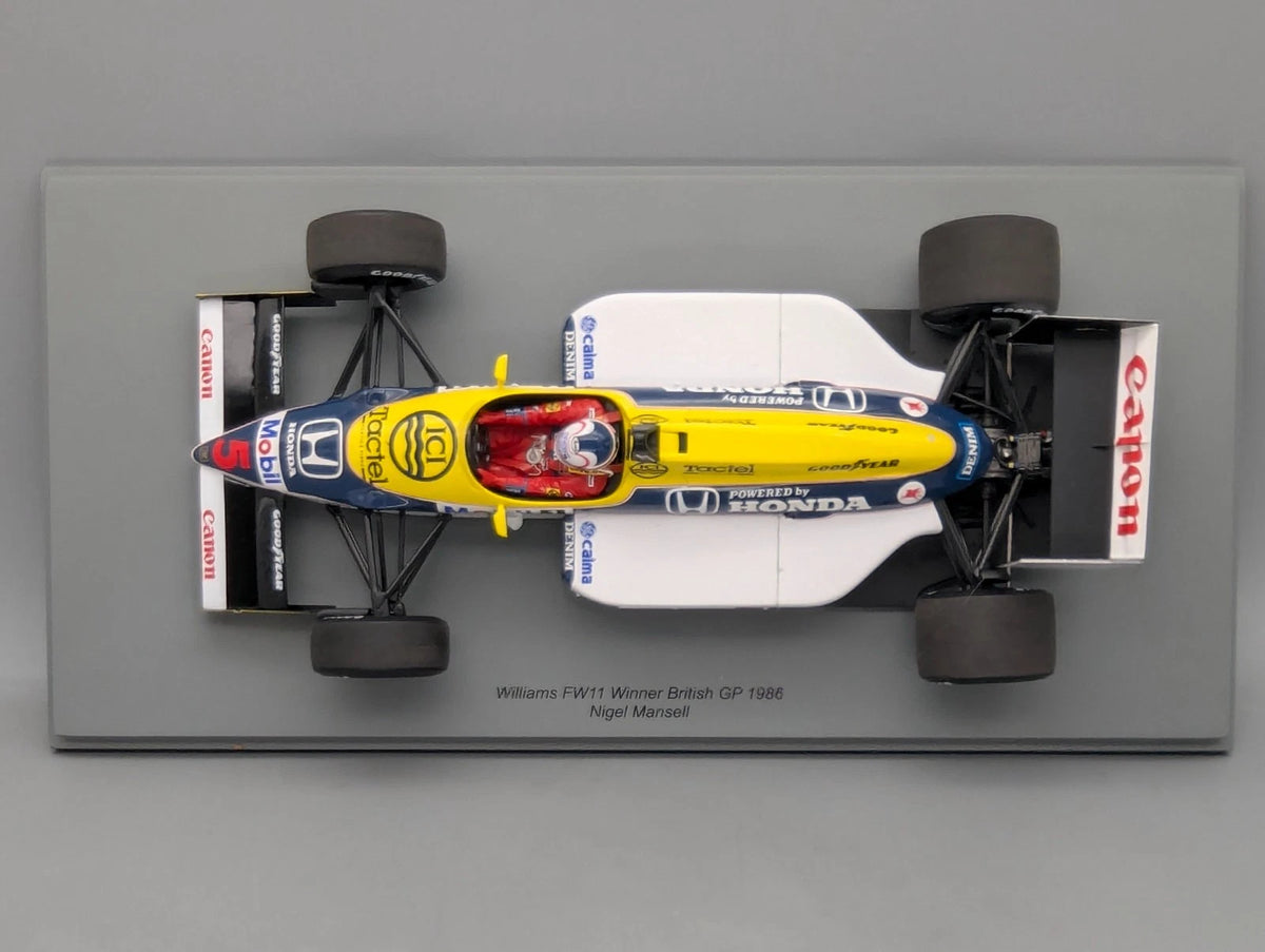 Modellautos 1:18 Spark Williams FW11 WINNER British GP 1986 #5 Nigel Mansell OVP