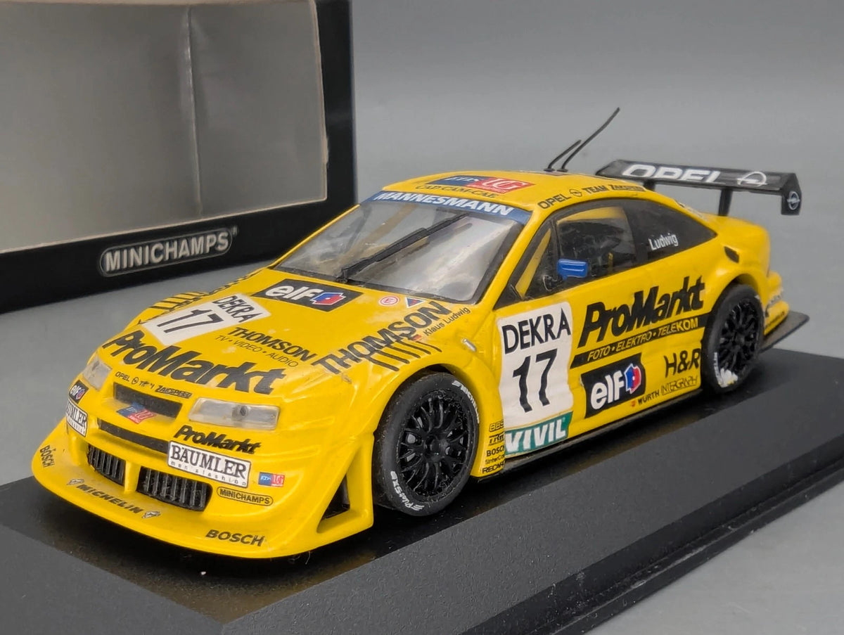 Modellautos 1:43 Minichamps Opel Calibra V6 4x4 DTM ITC 1995 #17 Ludwig OVP