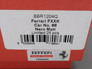 Modellautos 1:12 BBR Ferrari FXX-K Car #6 Nero Matt Ltd 07/25 in Vitrine OVP
