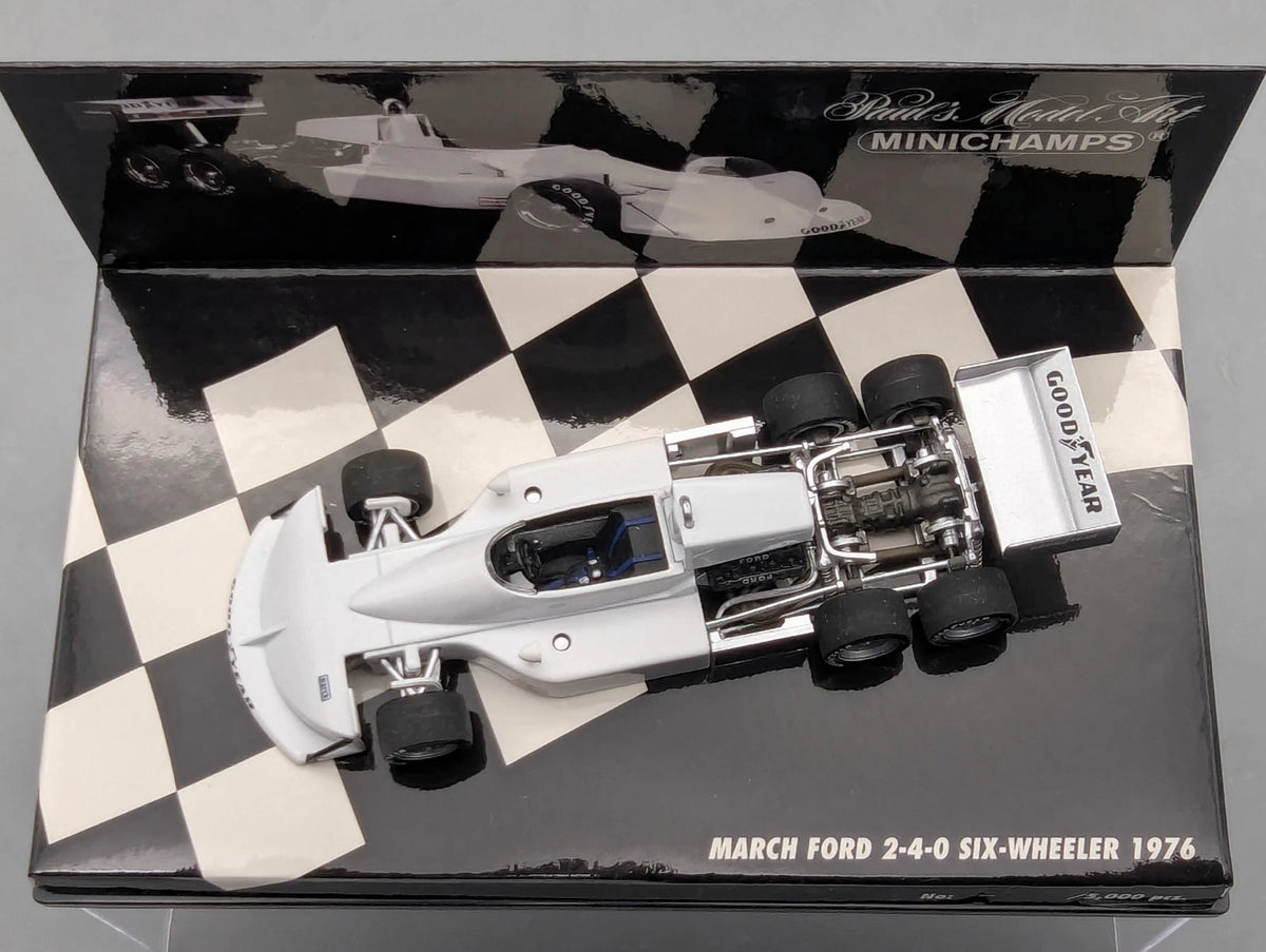 Modellautos 1:43 Minichamps March ford 2-4-0 Six-Wheeler 1976 mit OVP