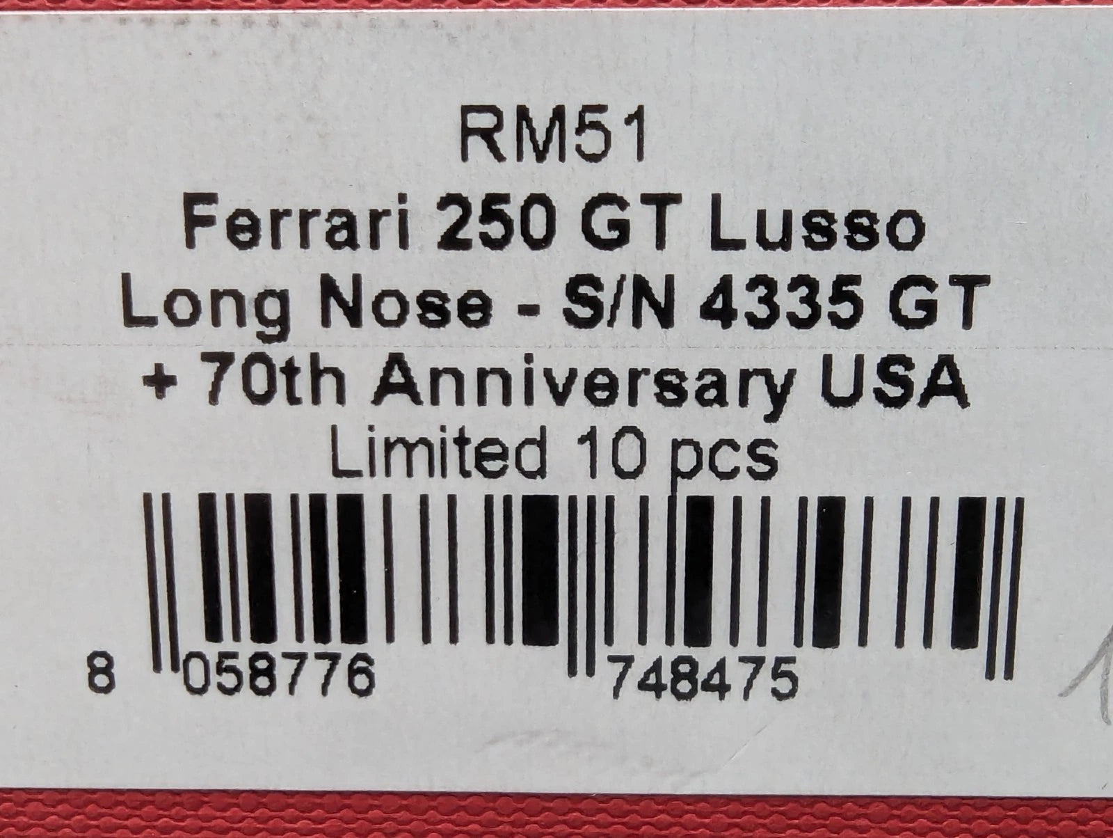 Modellautos 1:43 BBR Ferrari 250 GT Lusso Special Set 2-tlg. Limitiert 01/10 OVP