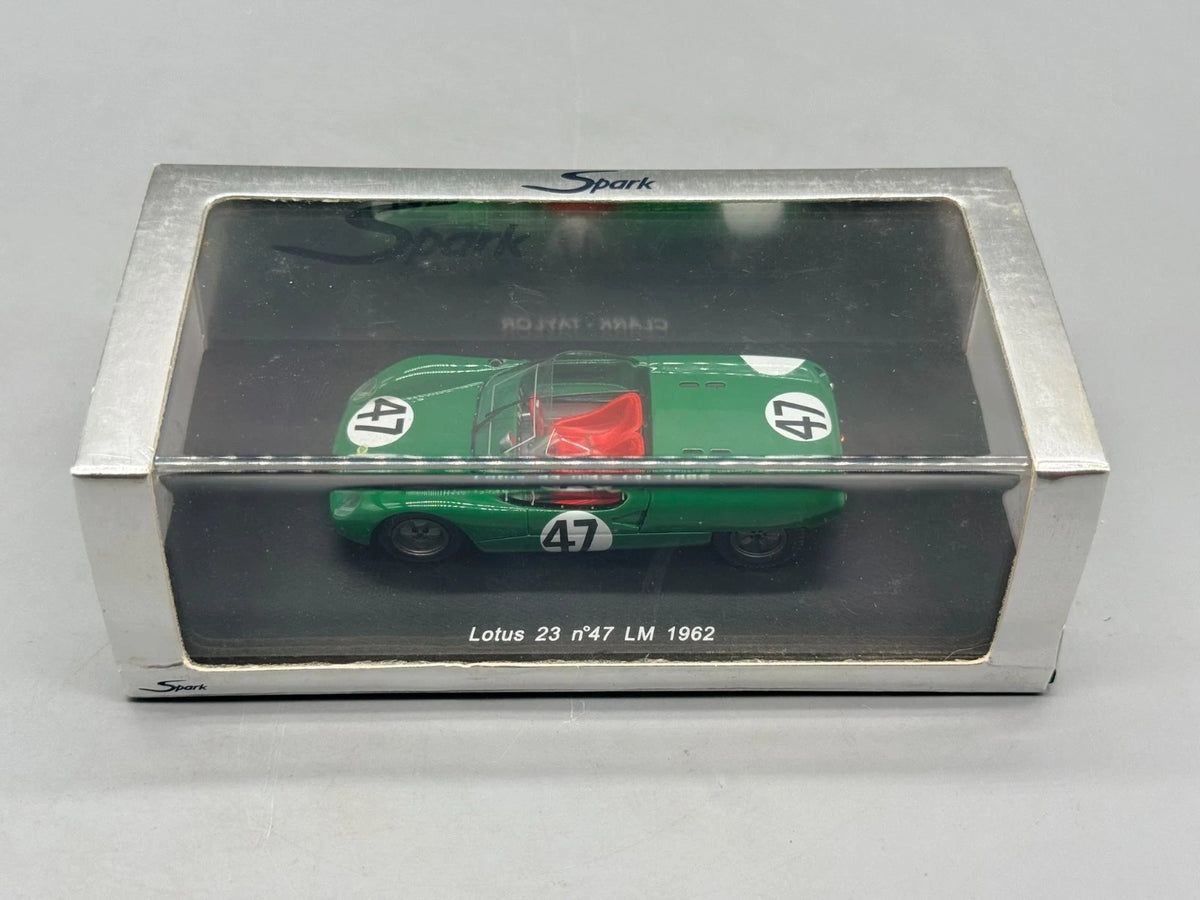 Modellautos 1:43 Spark Lotus 23 #47 LM 1962 + OVP