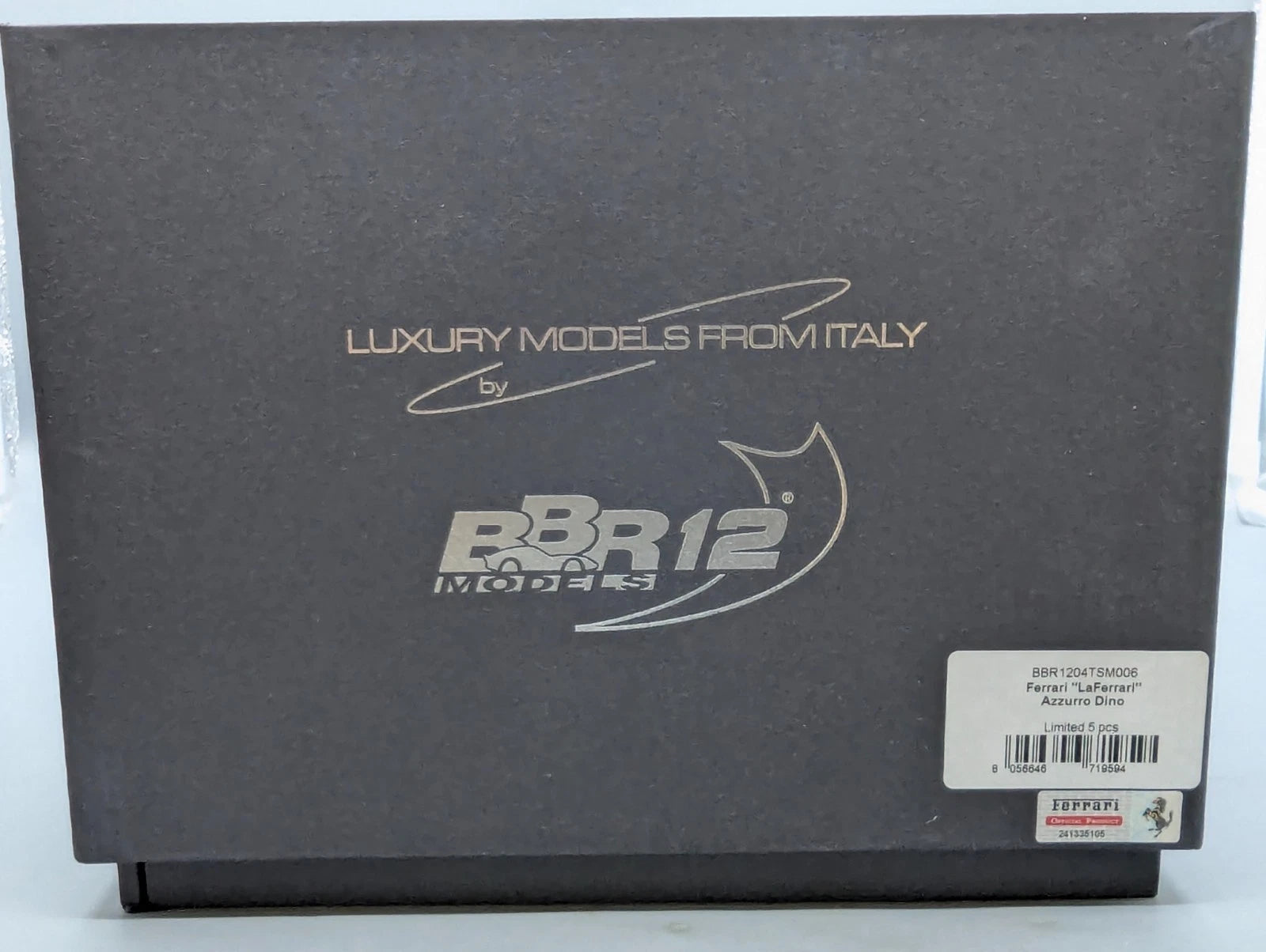Modellautos 1:12 BBR Ferrari LaFerrari 2013 Azzurro Dino Ltd 05/05 Stück OVP
