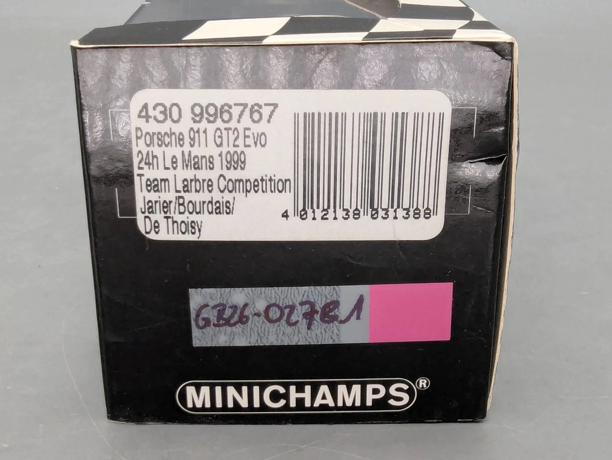 Modellautos 1:43 Minichamps Porsche 911 GT2 EVO 24h Le Mans 1999 #67 mit OVP