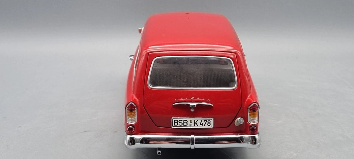Modellautos 1:18 Minichamps 180 043291 Opel Rekord P1 Caravan Feuerwehr OVP