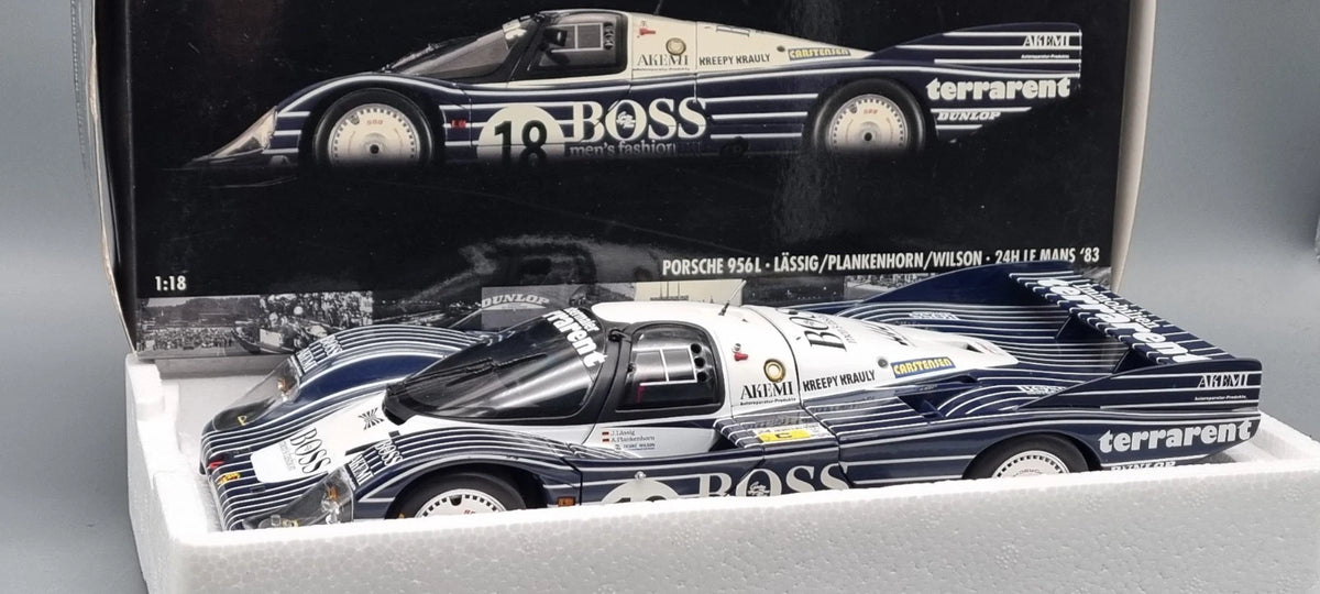 Modellautos 1:18 Minichamps 180 836918 Porsche 956L 24h Le Mans 1983 #18 OVP