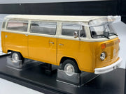 Modellautos 1:18 KK-Scale VW T2b Bus 1972 Gelb Weiß mit OVP