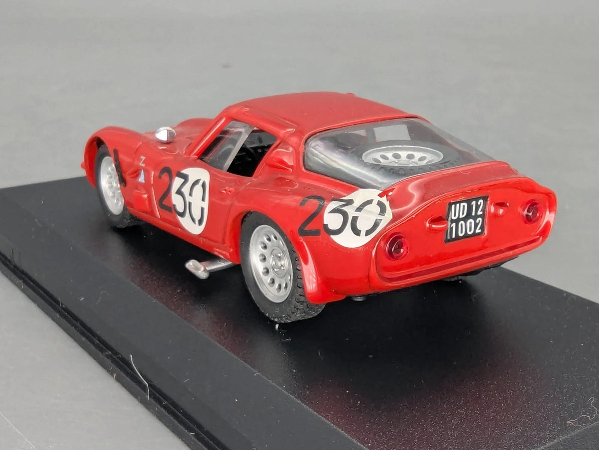 Modellautos 1:43 Best Model Alfa Romeo TZ2 1964 Rot #230 mit OVP