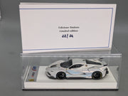 Modellautos 1:43 BBR Ferrari FXX-K Ltd 22/24 auf Lederplatte mit Vitrine und OVP