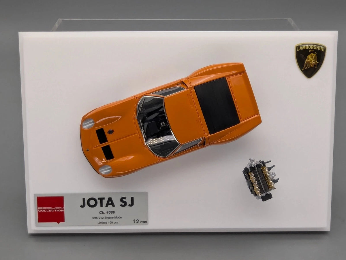 Eidolon Make Up 1:43 Lamborghini Jota SJ Orange Engine Set Ltd 12/100 mit OVP