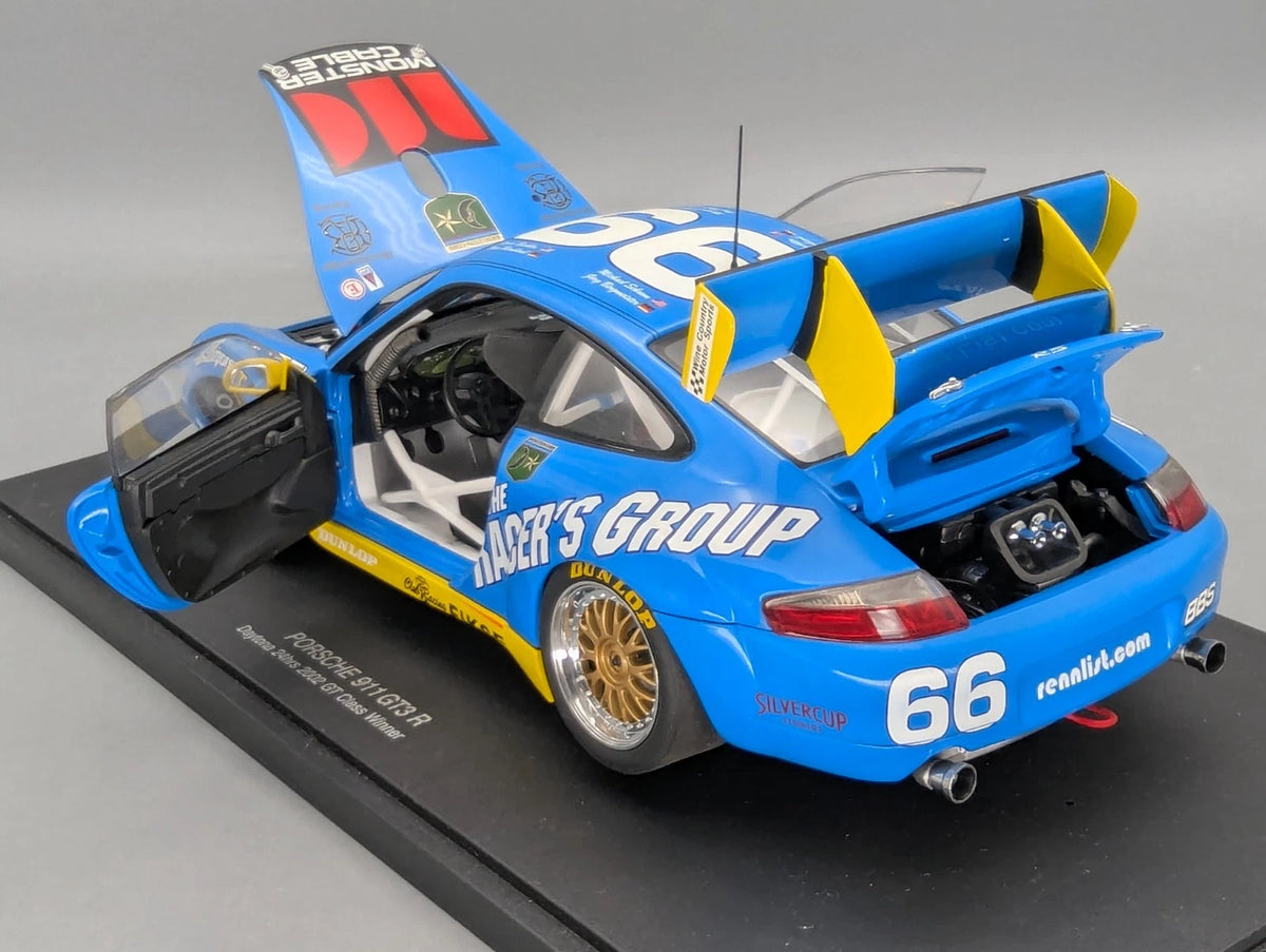 Modellautos 1:18 Autoart Porsche 911 GT3 R 24h Daytona 2002 WINNER  #66 mit OVP