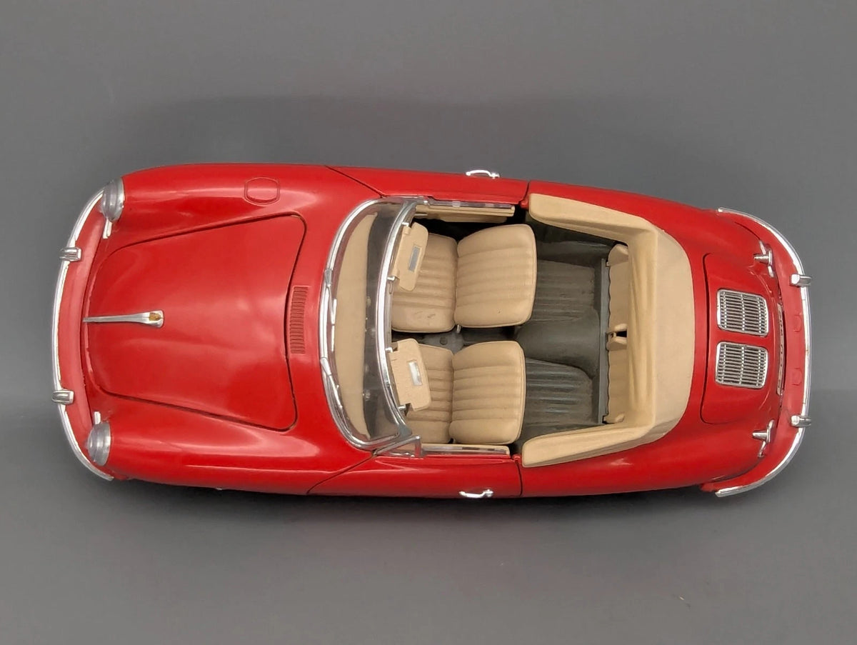 Modellautos 1:18 Bburago Tchibo Porsche 356 B Cabriolet 1961 Rot mit OVP