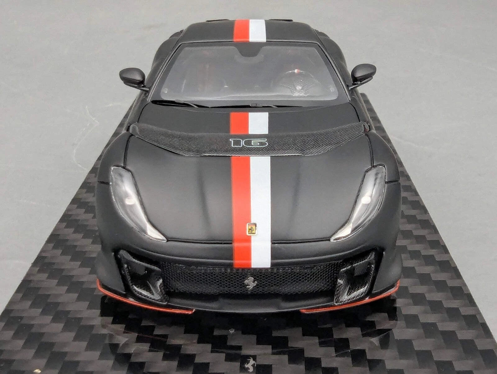 Modellautos 1:43 BBR Concept43 Ferrari 812 Competizione Nero Ltd 04/20 mit OVP