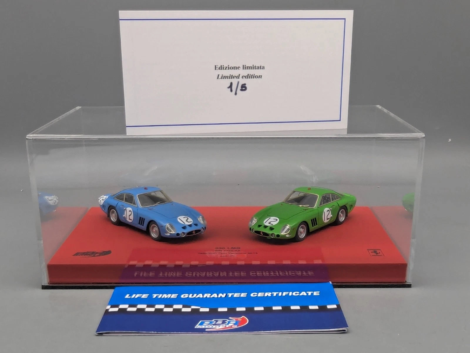Modellautos 1:43 BBR  Ferrari 330 LMB Talacrest Test 2013 Set 2-tlg. 1/5 OVP