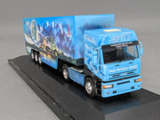 Lkw Modell 1:87 Herpa Iveco Eurotech Koffersattelzug Deutz Stute mit Vitrine