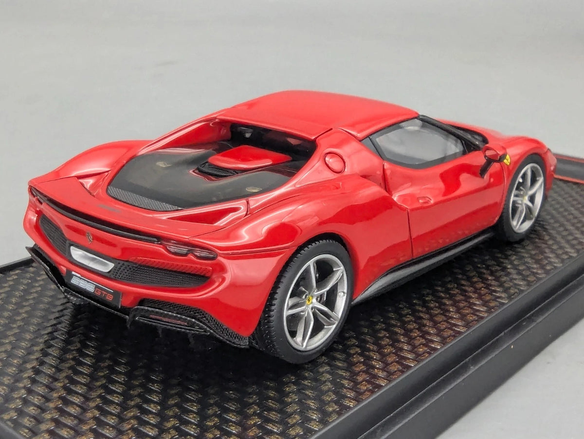 Modellautos 1:43 BBR Concept43 Ferrari 296 GTB Rosso Corsa 322 Ltd 222/300 OVP