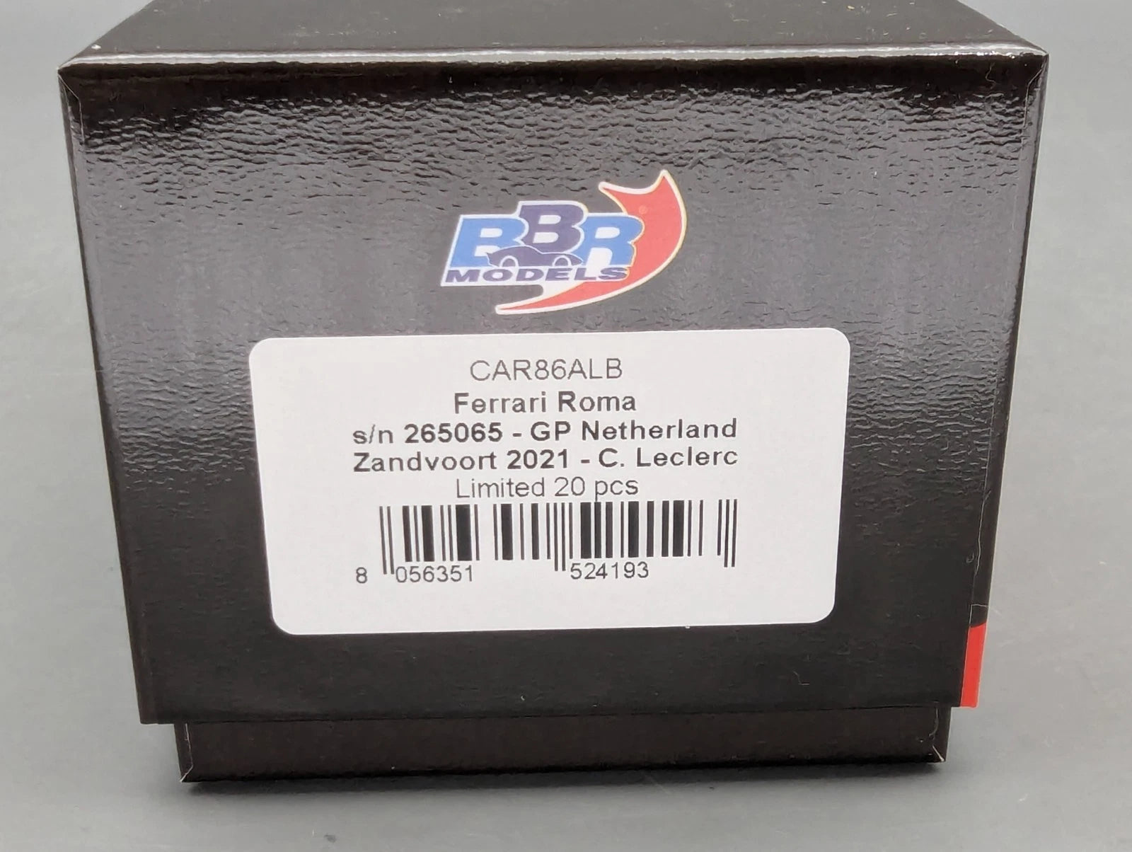 Modellautos 1:43 BBR Concept43 Ferrari Roma GP NL 2021 Ltd 14/20 C. Leclerc OVP