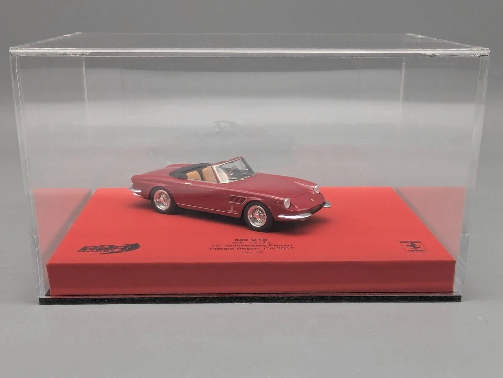 Modellautos 1:43 BBR Ferrari 330 GTS 70th Annivers. 2017 Limited 01/05 mit OVP