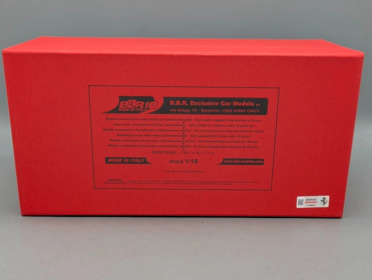 Modellautos 1:18 BBR Ferrari 275 GTB/4 1966 Grigio Met 08/36 mit Vitrine und OVP