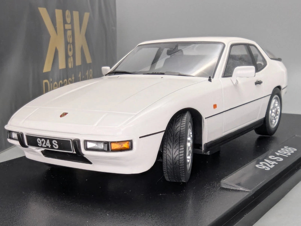 Modellautos 1:18 KK-Scale Porsche 924 S 1986 Weiß mit OVP