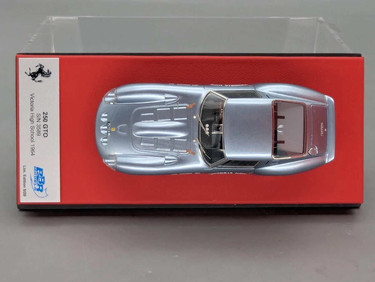 Modellautos 1:43 BBR Ferrari 250 GTO Victoria High School 1964 Ltd 00/20 mit OVP