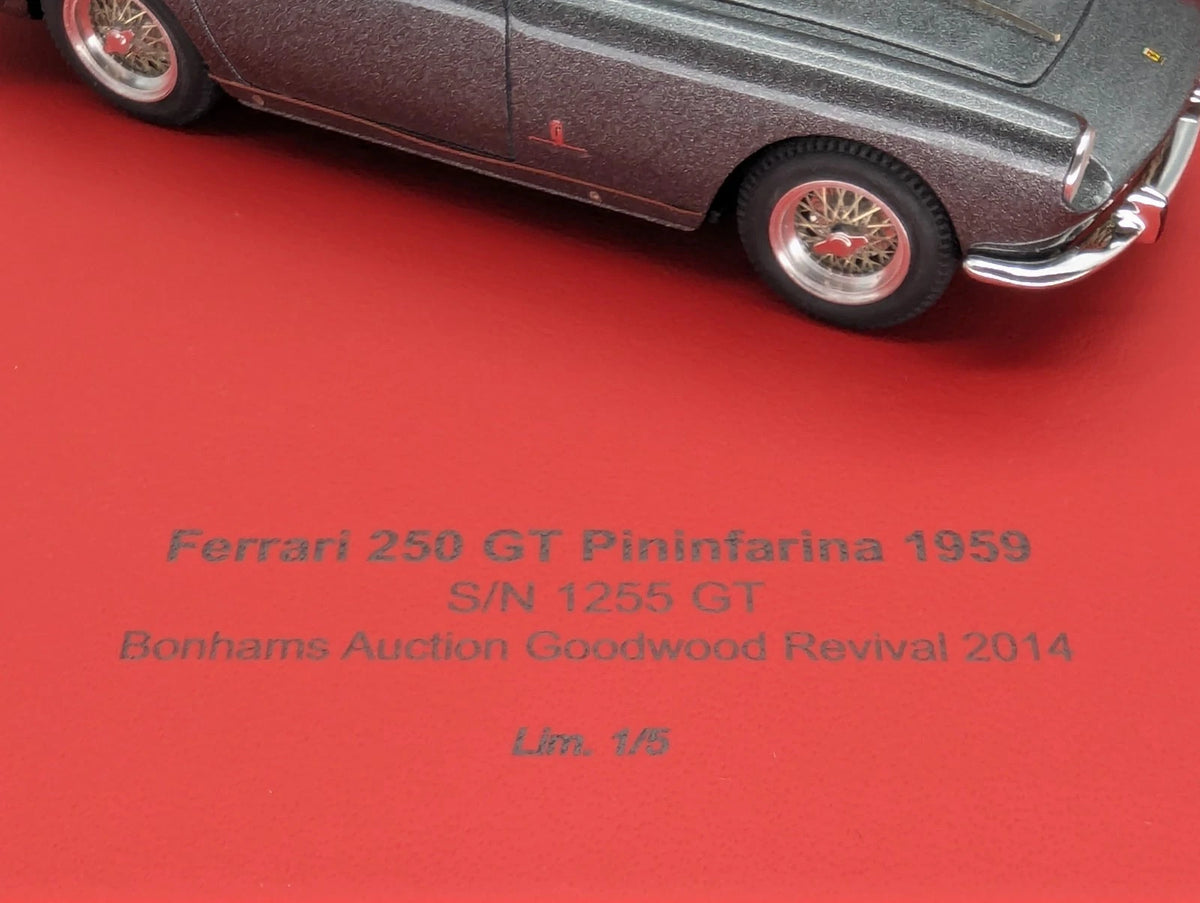 Modellautos 1:43 BBR Ferrari 250 GT Pininfarina 1959 S/N 1255 GT 01/05 mit OVP