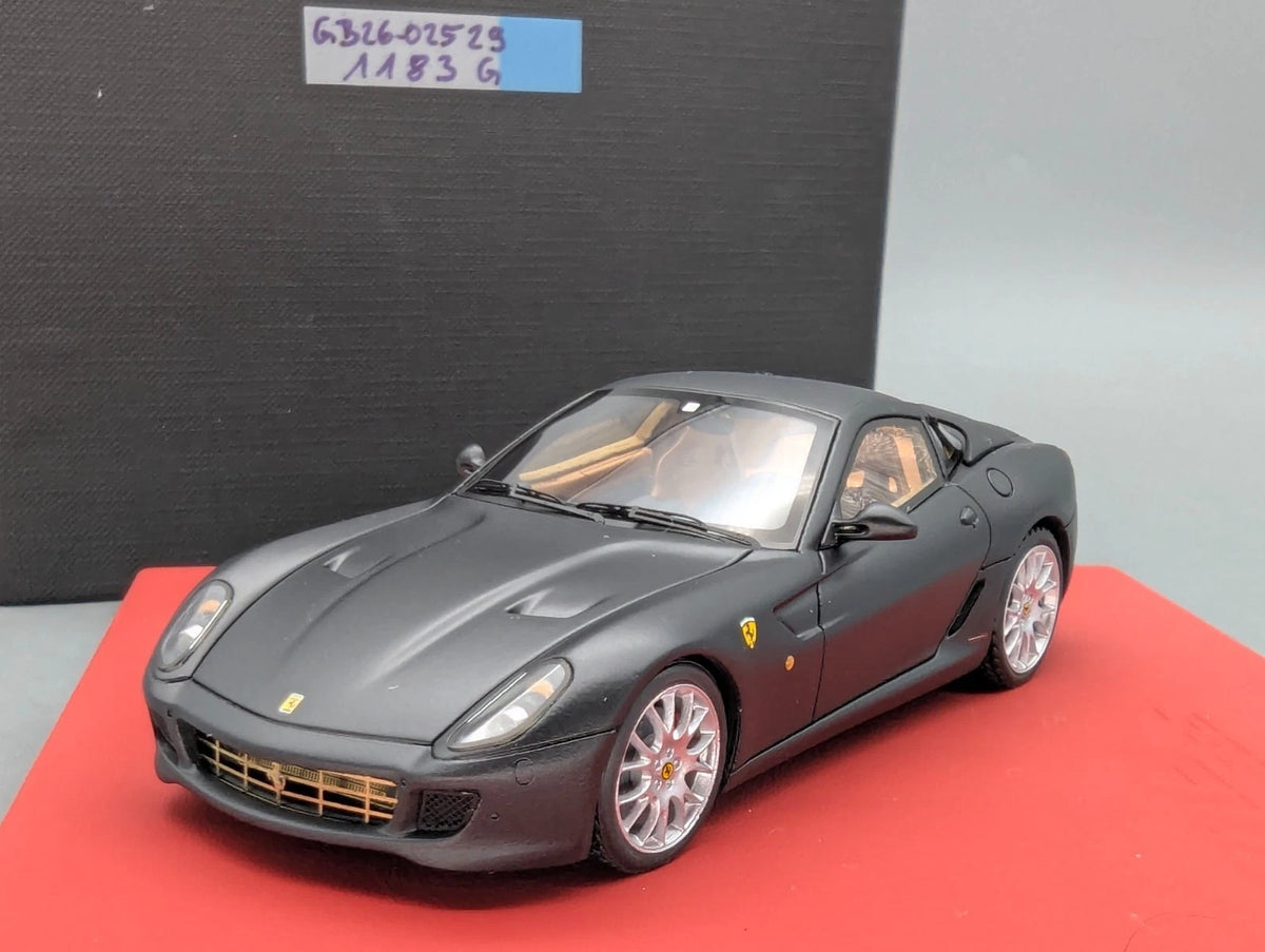 Modellautos 1:43 BBR Calsito Ferrari 599 GTB Fiorano Matt Schwarz Ltd 17/20 OVP