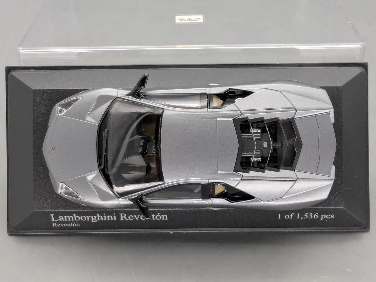 Modellautos 1:43 Minichamps Lamborghini Reventon 2007 Matt Grey Grau mit OVP