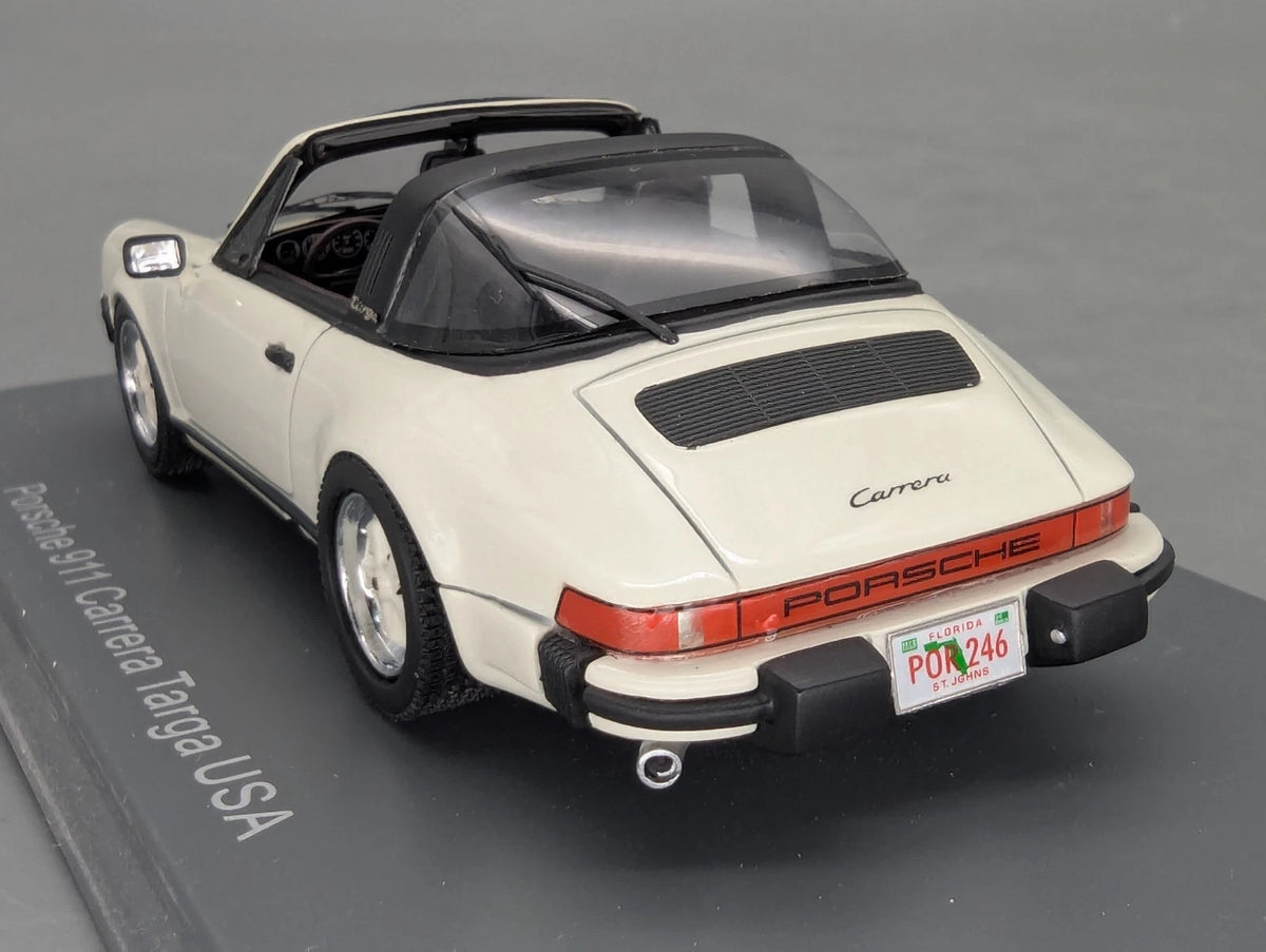 Modellautos 1:43 Neo Scale Models 43246 Porsche 911 Carrera Targa USA Weiß OVP