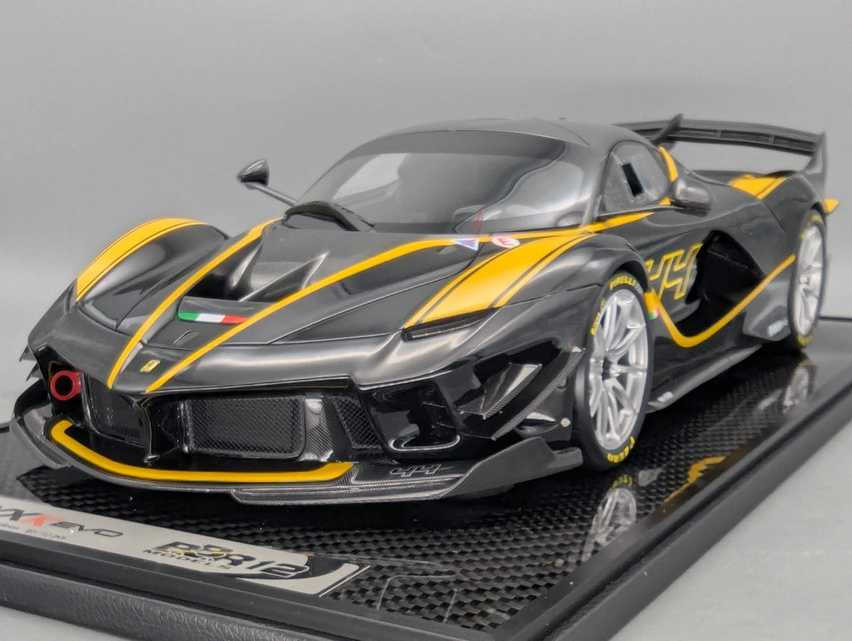 Modellautos 1:12 BBR Ferrari FXX-K EVO Nero Stellato Car #44 Ltd 07/10 OVP