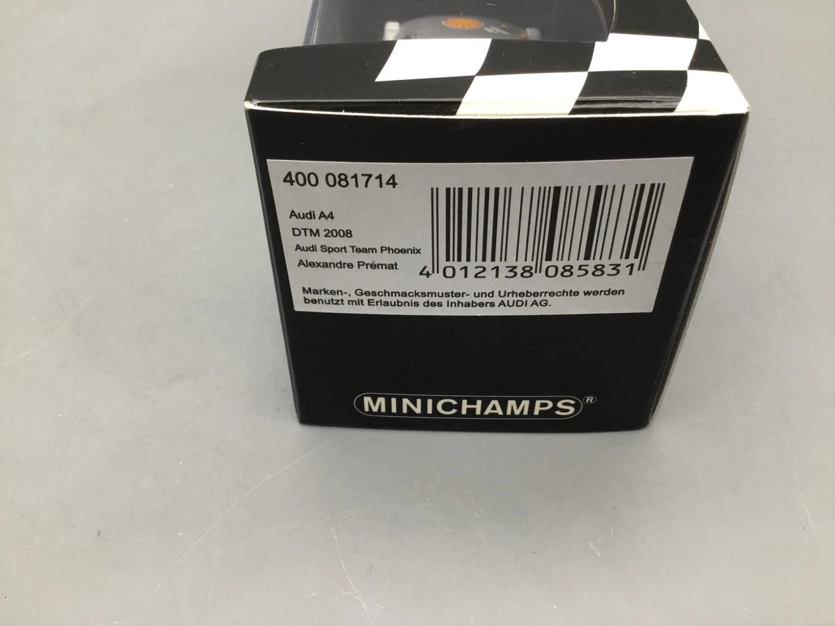 Modellautos 1:43 Minichamps Audi A4 DTM 2008 A. Premat #14 mit OVP