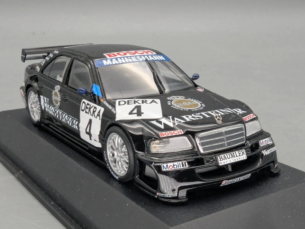 Modellautos 1:43 Minichamps Mercedes Benz C Klasse DTM 1996 #4 AMG A. Grau OVP