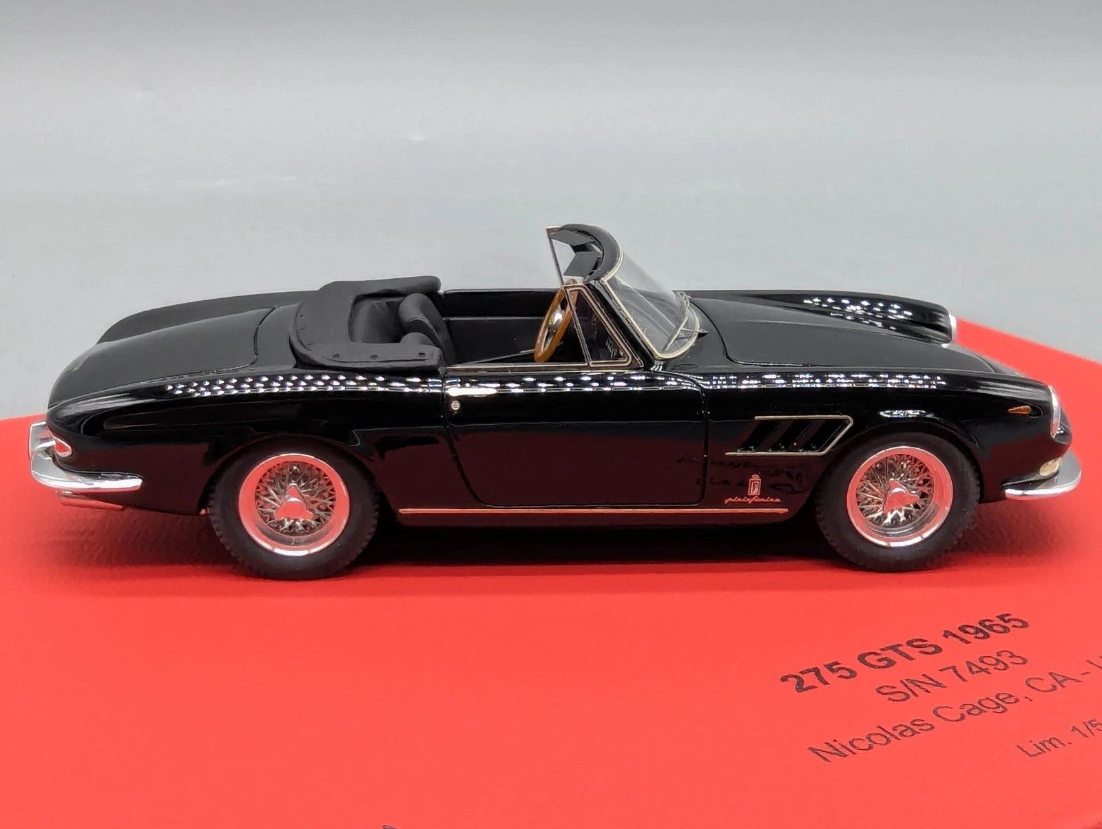 Modellautos 1:43 BBR Ferrari 275 GTS 1965 Nicolas Cage Personal Car  01/05 OVP