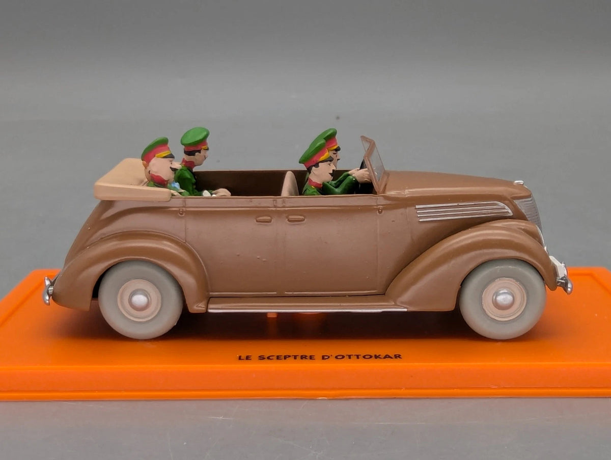 Modellautos 1:43 Atlas Tintin - Le Sceptre D'Ottokar mit Zertifikat Vitrine OVP