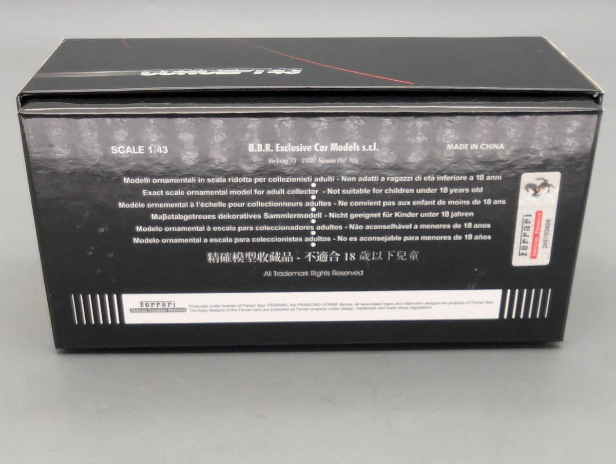 Modellautos 1:43 BBR Concept43 Ferrari LaFerrari Aperta Grigio Ltd 16/20 OVP